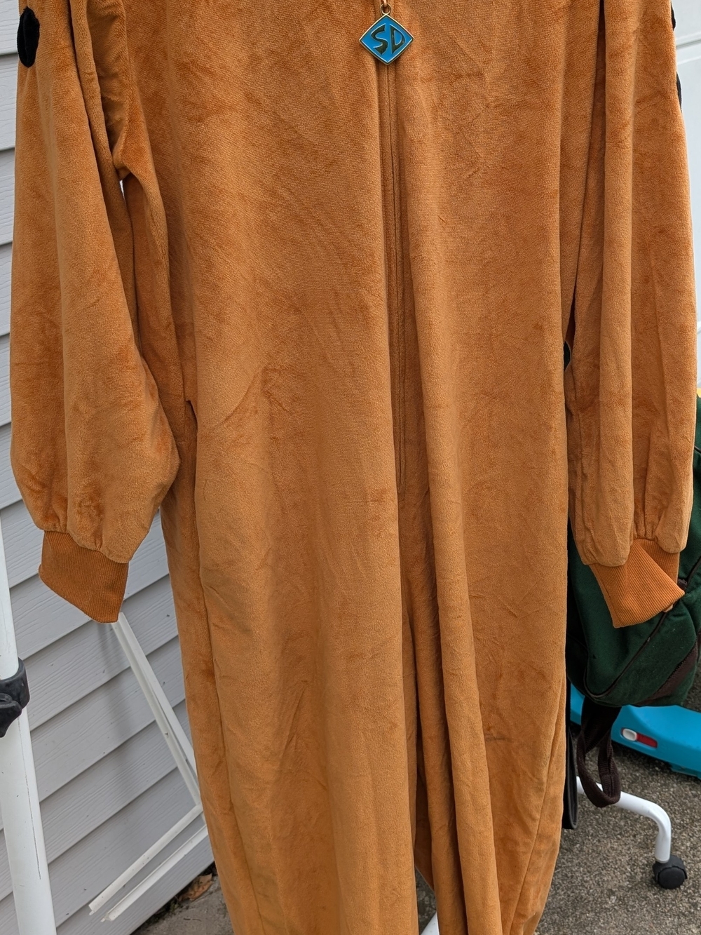 Scooby-Doo Inspired Brown Fleece Onesie